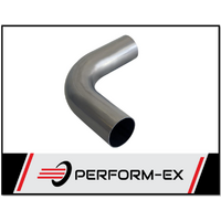 Exhaust Pipe Mandrel Bend - 2.5" Inch 90 Degree 63mm Aluminised Mild Steel