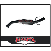 Manta 3" Small Centre Muffler Fits Nissan Patrol Y62 5.6l V8 2012-on (Mbm632smf)