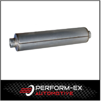 CONE BAFFLED TRUCK MUFFLER 10" ROUND X 44" LONG X 6" IN/OUT (MCB1044-600E)