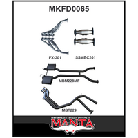 MANTA ENGINE BACK EXHAUST SYSTEM FITS FORD FALCON AU 5.0L V8 IRS SEDAN (MKFD0065)