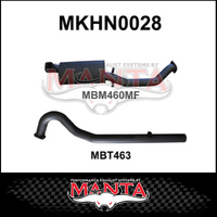 MANTA 3" CAT BACK EXHAUST SYSTEM FITS HOLDEN COMMODORE VL 5.0L V8 SEDAN