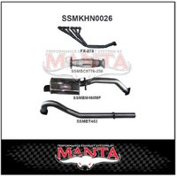 MANTA 3" ENGINE BACK EXHAUST SYSTEM FITS HOLDEN COMMODORE VL 3.0L 6CYL SEDAN