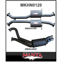 MANTA 3" CATBACK EXHAUST SYSTEM FITS HOLDEN COMMODORE VT VX VY VZ 5.7L 6.0L V8 SED (MKHN0120)