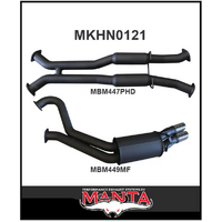 MANTA 3" CATBACK EXHAUST SYSTEM FITS HOLDEN COMMODORE VT VX VY VZ 5.7L 6.0L V8 SED (MKHN0121)