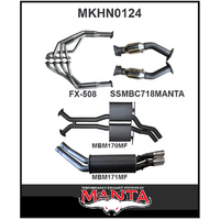 MANTA ENGINE BACK EXHAUST SYSTEM FITS HOLDEN COMMODORE VT VX VY VZ 5.7L 6.0L V8 SEDAN (MKHN0124)