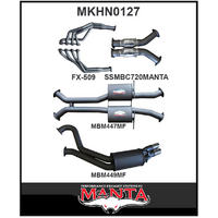 MANTA ENGINE BACK EXHAUST SYSTEM FITS HOLDEN COMMODORE VT VX VY VZ 5.7L 6.0L V8 SEDAN (MKHN0127)