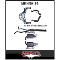 MANTA ENGINE BACK EXHAUST SYSTEM FITS HOLDEN COMMODORE VE VF 6.0L 6.2L V8 SEDAN/WAGON (MKHN0165)