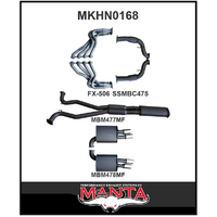 MANTA ENGINE BACK EXHAUST SYSTEM FITS HOLDEN COMMODORE VE VF 6.0L 6.2L V8 SEDAN/WAGON (MKHN0168)