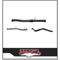 MANTA 3" DPF BACK EXHAUST WITH PIPE ONLY FITS ISUZU D-MAX RG 3.0L TD 4CYL 2020-ON (MKIZ0019)