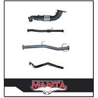 MANTA 3" TURBO BACK EXHAUST WITH CAT/PIPE ONLY FITS ISUZU D-MAX RG 3.0L TD 4CYL 2020-ON (MKIZ0022)