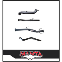 MANTA 3" TURBO BACK EXHAUST NO CAT/WITH HOTDOG FITS ISUZU D-MAX RG 3.0L TD 4CYL 2020-ON (MKIZ0024)