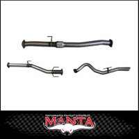 MANTA 3" DPF BACK EXHAUST SYSTEM FITS MAZDA BT-50 RG 3.0L TD 4CYL 2020-ON