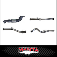 MANTA 3" TURBO BACK EXHAUST SYSTEM (DPF DELETE) FITS MAZDA BT-50 RG 3.0L TD 4CYL 2020-ON