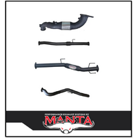 MANTA 3" TURBO BACK EXHAUST WITH CAT/HOTDOG FITS MAZDA BT-50 RG 3.0L TD 4CYL 2020-ON (MKMA0014)