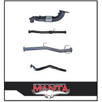 MANTA 3" TURBO BACK EXHAUST WITH CAT/PIPE ONLY FITS MAZDA BT-50 RG 3.0L TD 4CYL 2020-ON (MKMA0015)