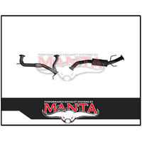 MANTA 3" MID SECTION WITH MEDIUM CENTRE MUFFLER FITS NISSAN PATROL Y62 5.6L V8 2012-ON (MKNI0109)