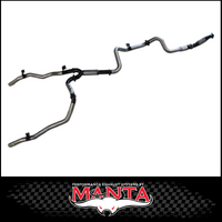 MANTA 3" TWIN TURBO BACK EXHAUST SYSTEM FITS TOYOTA LANDCRUISER VDJ79R 4.5L V8 SINGLE CAB 2007-2016