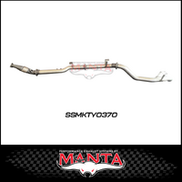 MANTA 4" TURBO BACK EXHAUST SYSTEM (DPF DELETE) FITS TOYOTA LANDCRUISER VDJ76R 4.5L V8 2016-2025