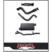 MANTA 3" TURBO BACK EXHAUST SYSTEM WITH CAT/MUFFLER FITS TOYOTA LANDCRUISER VDJ79R 4.5L V8 SINGLE CAB 2007-2016 (MKTY0004)