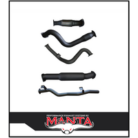 MANTA 3" TURBO BACK EXHAUST SYSTEM WITH CAT/HOTDOG FITS TOYOTA LANDCRUISER VDJ79R 4.5L V8 SINGLE CAB 2007-2016 (MKTY0005)