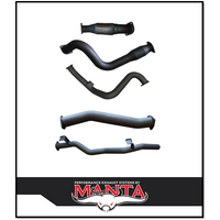 MANTA 3" TURBO BACK EXHAUST SYSTEM WITH CAT/PIPE ONLY FITS TOYOTA LANDCRUISER VDJ79R 4.5L V8 SINGLE CAB 2007-2016 (MKTY0006)