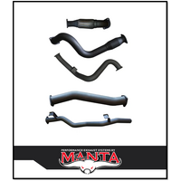 MANTA 3" TURBO BACK EXHAUST SYSTEM NO CAT/PIPE ONLY FITS TOYOTA LANDCRUISER VDJ79R 4.5L V8 SINGLE CAB 2007-2016 (MKTY0009)