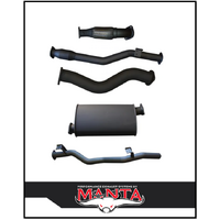 MANTA 3" TURBO BACK EXHAUST SYSTEM WITH CAT/MUFFLER FITS TOYOTA LANDCRUISER VDJ79R 4.5L V8 DUAL CAB 2012-2016 (MKTY0010)