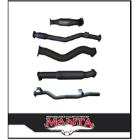 MANTA 3" TURBO BACK EXHAUST SYSTEM WITH CAT/HOTDOG FITS TOYOTA LANDCRUISER VDJ79R 4.5L V8 DUAL CAB 2012-2016 (MKTY0011)