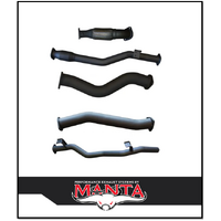 MANTA 3" TURBO BACK EXHAUST SYSTEM WITH CAT/NO MUFFLER FITS TOYOTA LANDCRUISER VDJ79R 4.5L V8 DUAL CAB 2012-2016 (MKTY0012)