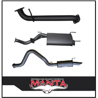 MANTA 3" CAT BACK EXHAUST SYSTEM WITH CENTRE & REAR MUFFLER FITS TOYOTA LANDCRUISER UZJ100R 1998-2007 (MKTY0078)