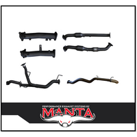 MANTA 2.5" TWIN INTO 3" TURBO BACK EXHAUST WITH CAT & NO MUFFLERS FITS TOYOTA LANDCRUISER VDJ200R 2015-2021 (MKTY0103)