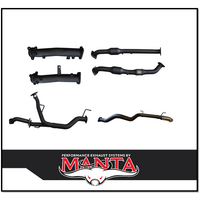 MANTA 2.5" TWIN INTO 3" TURBO BACK EXHAUST NO CATS & NO MUFFLERS FITS TOYOTA LANDCRUISER VDJ200R 2015-2021 (MKTY0106)