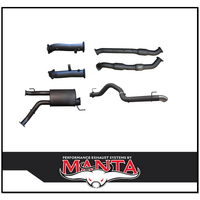 MANTA 3" TWIN INTO SINGLE 4" TURBO BACK EXHAUST SYSTEM WITH CATS/1 MUFFLER FITS TOYOTA LANDCRUISER VDJ200R 2015-2021 (MKTY0108)