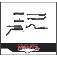 MANTA 3" TWIN INTO SINGLE 4" TURBO BACK EXHAUST SYSTEM NO CATS/1 MUFFLER FITS TOYOTA LANDCRUISER VDJ200R 2015-2021 (MKTY0110)