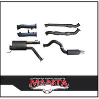MANTA 3" TWIN INTO SINGLE 4" TURBO BACK EXHAUST WITH CATS & 2 MUFFLERS FITS TOYOTA LANDCRUISER VDJ200R 2015-2021 (MKTY0172)