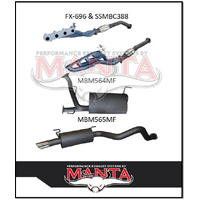 MANTA EXTRACTORS, CATS & 3" CAT BACK EXHAUST SYSTEM FITS TOYOTA LANDCRUISER UZJ200R 2007-2012 (MKTY0179)