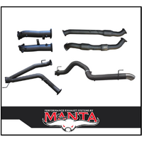 MANTA 3" TWIN INTO SINGLE 4" TURBO BACK EXHAUST NO CATS & NO MUFFLERS FITS TOYOTA LANDCRUISER VDJ200R 2015-2021 (MKTY0181)