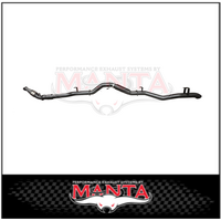 MANTA 4" TURBO BACK EXHAUST SYSTEM FITS TOYOTA LANDCRUISER VDJ79R 4.5L V8 DUAL CAB 2012-2016 - CAT/MUFFLER (MKTY0196)