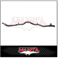 MANTA 4" TURBO BACK EXHAUST SYSTEM FITS TOYOTA LANDCRUISER VDJ79R 4.5L V8 DUAL CAB 2012-2016 - CAT/PIPE ONLY (MKTY0197)