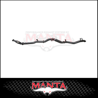 MANTA 4" TURBO BACK EXHAUST SYSTEM FITS TOYOTA LANDCRUISER VDJ79R 4.5L V8 DUAL CAB 2012-2016 - NO CAT/MUFFLER (MKTY0198)