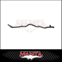 MANTA 4" TURBO BACK EXHAUST SYSTEM FITS TOYOTA LANDCRUISER VDJ79R 4.5L V8 DUAL CAB 2012-2016 - NO CAT/PIPE ONLY (MKTY0199)