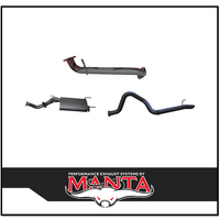 MANTA 3" CAT BACK EXHAUST SYSTEM WITH CENTRE MUFFLER & REAR TAILPIPE FITS TOYOTA LANDCRUISER UZJ100R 1998-2007 (MKTY0305)