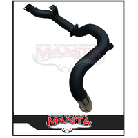 MANTA 4" DPF BACK SIDE-EXIT EXHAUST SYSTEM FITS TOYOTA LANDCRUISER VDJ79R 4.5L V8 SINGLE CAB 2016-2025 (MKTY0387)