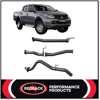 REDBACK 3" 409 STAINLESS STEEL DPF BACK PIPE ONLY EXHAUST SYSTEM FITS MITSUBISHI TRITON MQ MR 2.4L TD 3/2015-ON