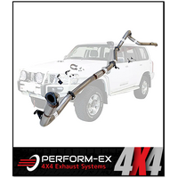 PERFORM-EX 3" STAINLESS STEEL TURBO BACK EXHAUST SYSTEM FITS NISSAN PATROL Y61 GU 3.0L TD WAGON 2000-2016
