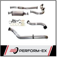 PERFORM-EX 3" STAINLESS STEEL CAT/MUFFLER TURBO BACK EXHAUST SYSTEM FITS NISSAN PATROL Y61 GU 3.0L TD UTE