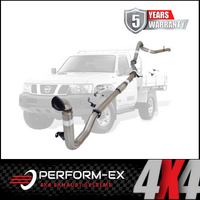 PERFORM-EX 3" STAINLESS STEEL TURBO BACK EXHAUST SYSTEM FITS NISSAN PATROL Y61 GU 3.0L TD UTE 2000-2016