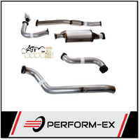PERFORM-EX 3" STAINLESS STEEL WITH MUFFLER TURBO BACK EXHAUST SYSTEM FITS NISSAN PATROL Y61 GU 4.2L TD WAGON PERFORM-EX 3" STAINLESS STEEL WITH MUFFLER TURBO BACK EXHAUST SYSTEM FITS NISSAN PATROL Y61 GU 4.2L TD WAGON