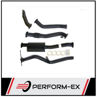 PERFORM-EX 3" TURBO BACK EXHAUST WITH MUFFLER FITS NISSAN NAVARA D22 3.0L ZD30 2001-2006 (NI213-MO)