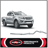 REDBACK 3" 409 STAINLESS STEEL DPF BACK EXHAUST SYSTEM FITS NISSAN NAVARA D23 NP300 2.3L TD